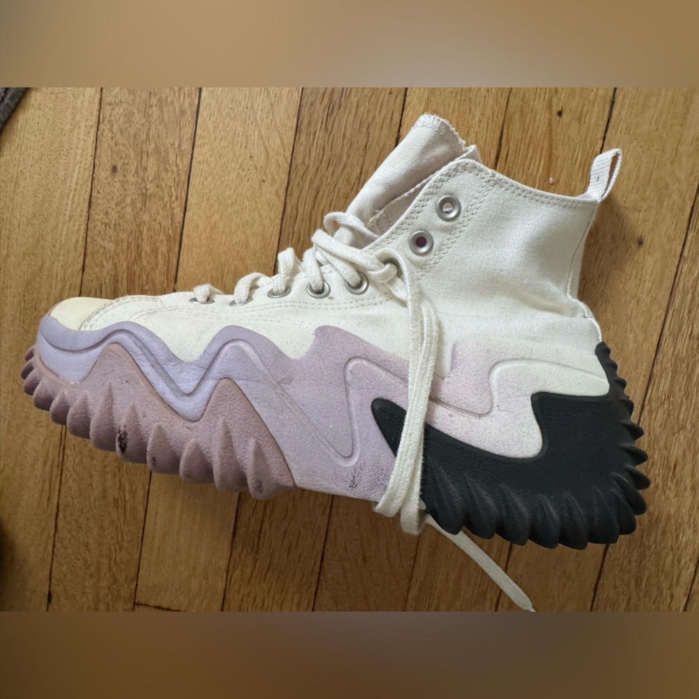 Converse Run Star Motion Sneakers Women's 10.5 Purple Ombre Hi Platform Shoes